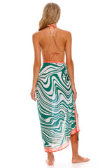 Marine Kaaw Handcrafted Sarong Cover Up